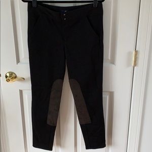 Black Riding pants with suede patches